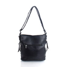 Τσάντα χιαστί με διάτρητα σχέδια– Μαύρο 567901 - Image 3