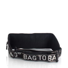 Τσαντάκι μέσης unisex biker – Μαύρο BL132701 - Image 3