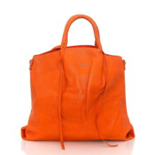 Shopper bag χειρός - χιαστί - Πορτοκαλί JY-647530