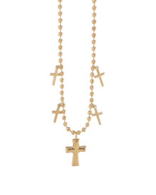 Αλυσίδα λαιμού  με σταυρούς OM-K73