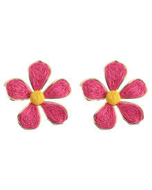 Ψάθινο σκουλαρίκι SASA-9953-13