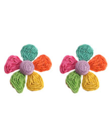 Ψάθινο σκουλαρίκι SASA-9956-13