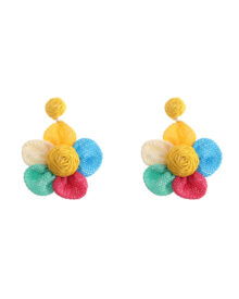 Ψάθινο σκουλαρίκι SASA-9959-13