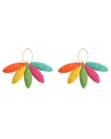 Ψάθινο σκουλαρίκι SASA-9965-13