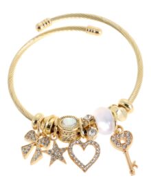 Βραχιόλι με καρδιά AA-8637-16