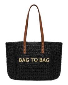 Ψάθινη τσάντα ώμου XY-2636