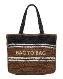 Ψάθινη Τσάντα ώμου XY-2637