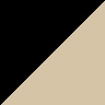 black-mpez-color-bagtobag Μαύρο/Μπέζ — #000000 / #D6C4A6